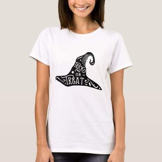 Trick oder Treat Halloween T-Shirt (Vorderseite)