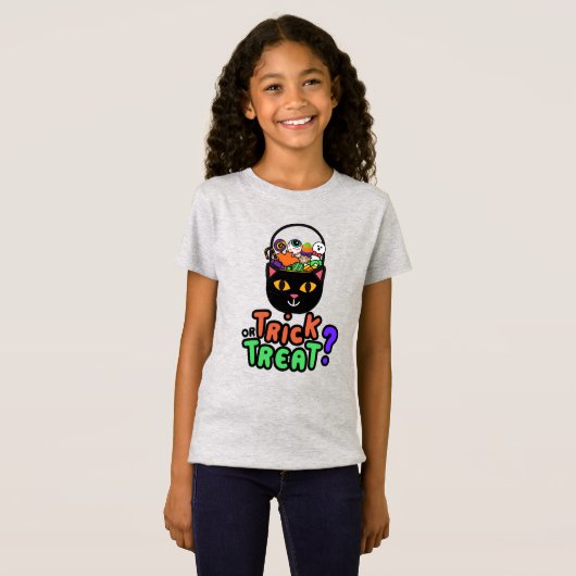 Trick oder Treat | Halloween-T - Shirt (Vorne ganz)