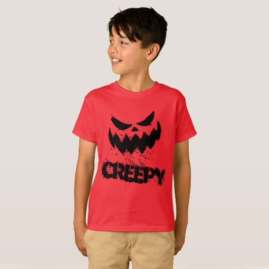 Trick oder Treat Halloween-T - Shirt (Vorne ganz)