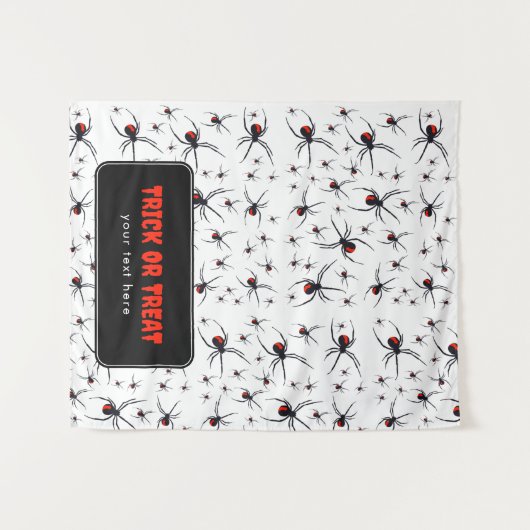 Trick oder Treat Halloween Table Hangbanner Wandteppich (Vorderseite (Horizontal))