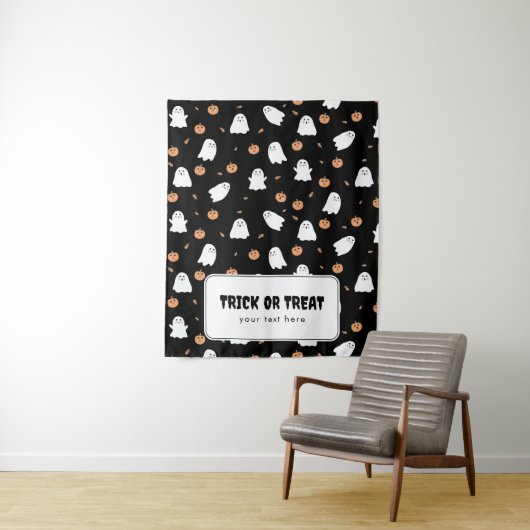 Trick oder Treat Halloween Table Hangbanner Wandteppich (Beispiel)