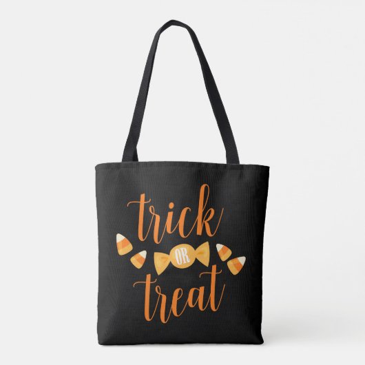 Trick oder Treat Halloween Tasche (Rückseite)