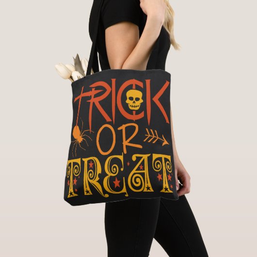 Trick oder Treat Halloween-Taschen Tasche (Von Nahem)