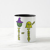 Trick oder Treat Halloween-Tasse Tasse (Zentrum)
