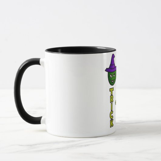 Trick oder Treat Halloween-Tasse Tasse (Links)