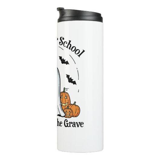 Trick oder Treat Halloween Thermosbecher (Nach rechts gedreht)