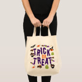 Trick oder Treat Halloween Tote Bag - Niedlich & s Tragetasche (Vorderseite (Produkt))