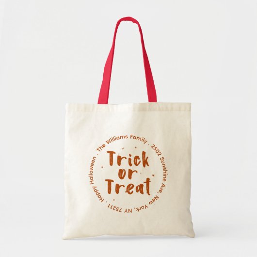 Trick oder Treat Halloween Tote Bag Tragetasche (Vorne)
