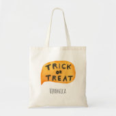 Trick oder Treat Halloween Tragetasche (Vorne)