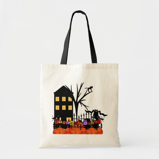 Trick oder Treat Halloween Tragetasche (Vorne)
