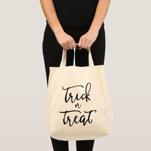 Trick oder Treat Halloween Tragetasche (Vorderseite (Produkt))