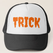 Trick oder Treat Halloween Truckerkappe (Vorderseite)
