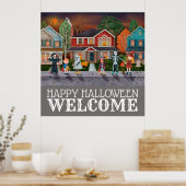 Trick oder Treat, Halloween Willkommen Poster (Küche)