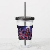 Trick oder Treat Halloween Zombies geben das Gehir Acryltrinkbecher (Vorderseite)