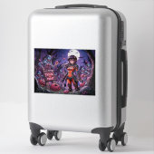 Trick oder Treat Halloween Zombies geben das Gehir Aufkleber (Koffer)