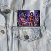 Trick oder Treat Halloween Zombies geben das Gehir Button (Insitu)