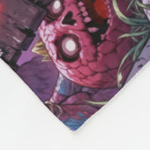 Trick oder Treat Halloween Zombies geben das Gehir Fleecedecke (Ecke)