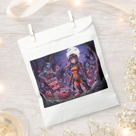 Trick oder Treat Halloween Zombies geben das Gehir Geschenktütchen (Ausgeschnitten)