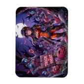 Trick oder Treat Halloween Zombies geben das Gehir Magnet (Vertikal)