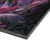 Trick oder Treat Halloween Zombies geben das Gehir Schneidebrett (Ecke)