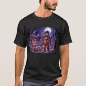 Trick oder Treat Halloween Zombies geben das Gehir T-Shirt (Vorderseite)