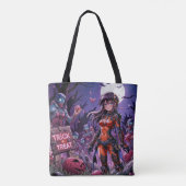 Trick oder Treat Halloween Zombies geben das Gehir Tasche (Rückseite)