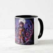 Trick oder Treat Halloween Zombies geben das Gehir Tasse (VorderseiteRechts)