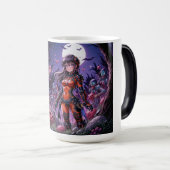 Trick oder Treat Halloween Zombies geben das Gehir Verwandlungstasse (VorderseiteRechts)