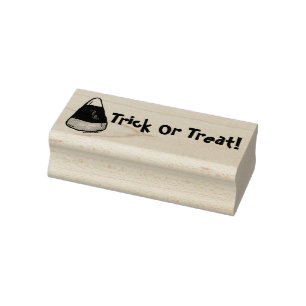 Trick oder Treat Happy Halloween Candy Corn Briefm Gummistempel