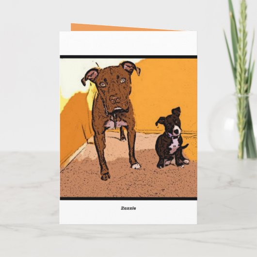 Trick oder Treat Happy Halloween Hunde Karte (Rückseite)