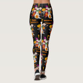 Trick oder Treat Happy Halloween Kids in Kostümen Leggings (Rückseite)