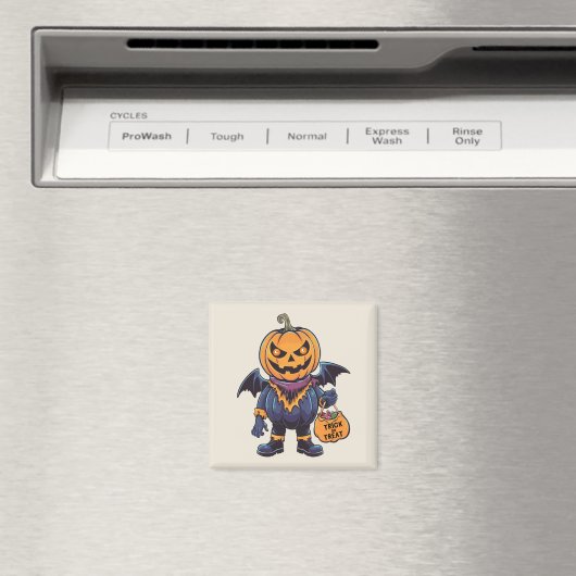 Trick oder Treat | Happy Halloween Magnet (In Situ (Geschirrspüler))