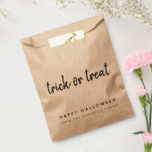 Trick oder Treat | Happy Halloween Moderne Rustika Geschenktütchen (Versiegelt)