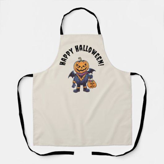 Trick oder Treat | Happy Halloween Schürze (Vorderseite)