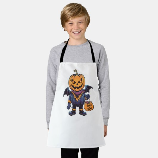 Trick oder Treat | Happy Halloween Schürze (Getragen)