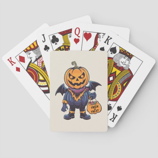 Trick oder Treat | Happy Halloween Spielkarten (Rückseite)