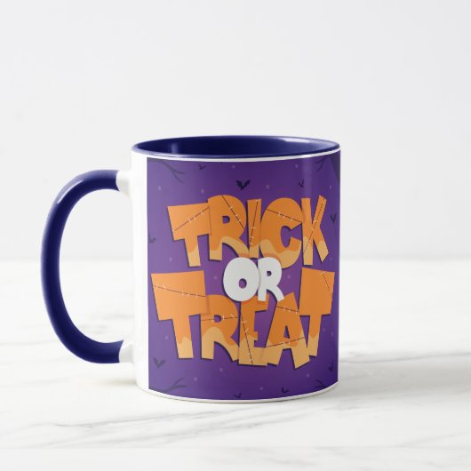 Trick oder Treat Happy Halloween Tasse (Links)