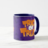 Trick oder Treat Happy Halloween Tasse (VorderseiteRechts)