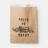 Trick oder Treat Hexen bevorzugen Taschen Geschenktütchen (Vorderseite)