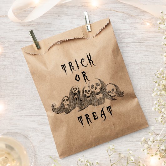 Trick oder Treat Hexen bevorzugen Taschen Geschenktütchen (Ausgeschnitten)