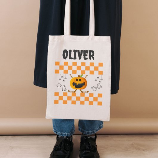 Trick oder Treat Hockey Modern Custom Halloween Tragetasche