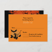 Trick oder Treat House Halloween UAWG Party Einladung (Vorne/Hinten)