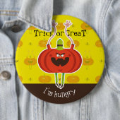 Trick oder treat ich habe Hunger Button (Beispiel)