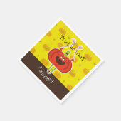 Trick oder treat ich habe Hunger Serviette (Ecke)