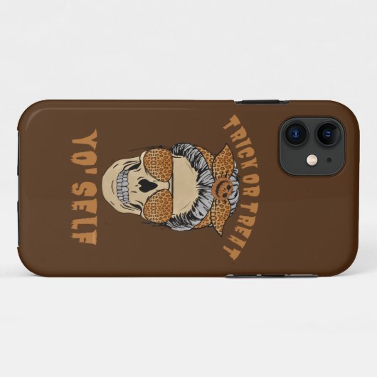 TRICK ODER TREAT IHNEN SELBST lustige Hallope zwis Case-Mate iPhone Hülle (Rückseite (Horizontal))