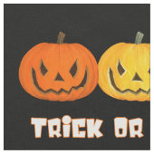 Trick oder Treat Jack-O-Lanterns Stoff (Nahaufnahme)