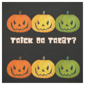 Trick oder Treat Jack-O-Lanterns Stoff (Muster)