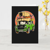 Trick oder Treat Karte (Gelbe Blume)