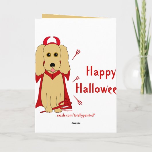 Trick oder Treat! Karte (Rückseite)