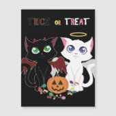 Trick oder Treat Kittens Magnetkarte (Vorderseite)